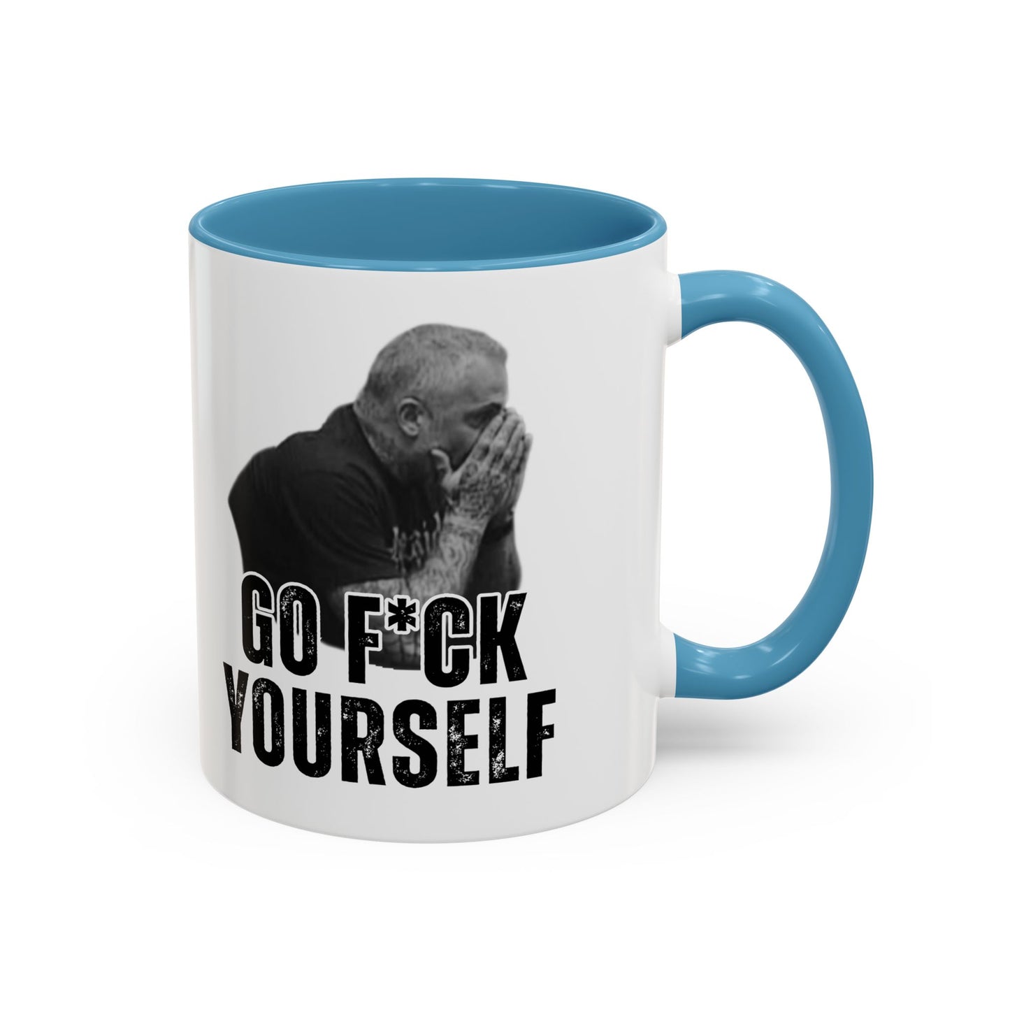 “Go F*ck Yourself” Michael Fanone Accent Coffee Mug (11oz, 15oz)**
