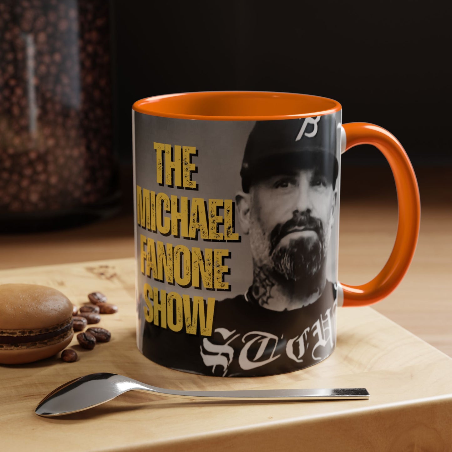 “Thank You—But F**k You For Being There” Accent Mug | Michael Fanone One-Liners (11/15 oz)