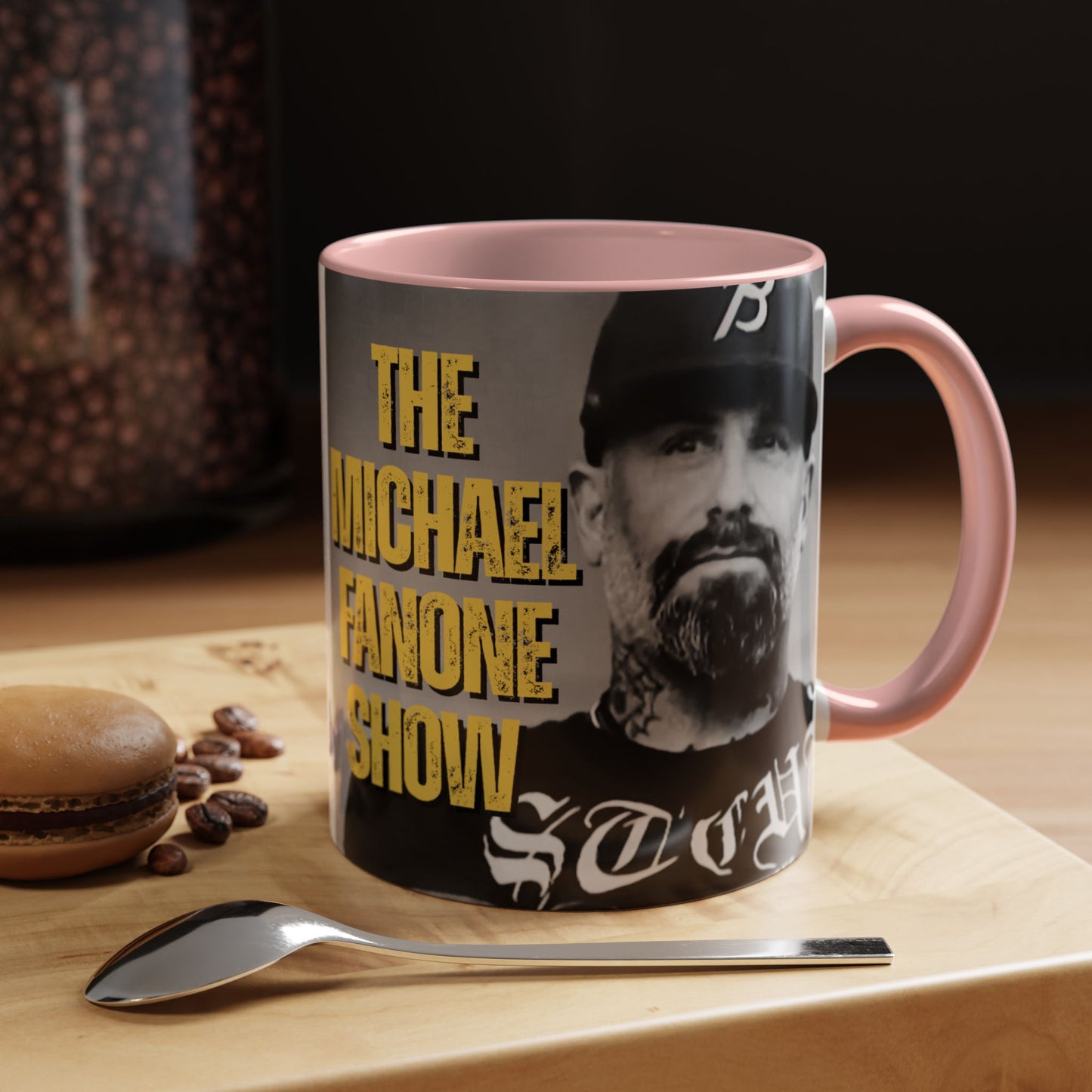 “Thank You—But F**k You For Being There” Accent Mug | Michael Fanone One-Liners (11/15 oz)