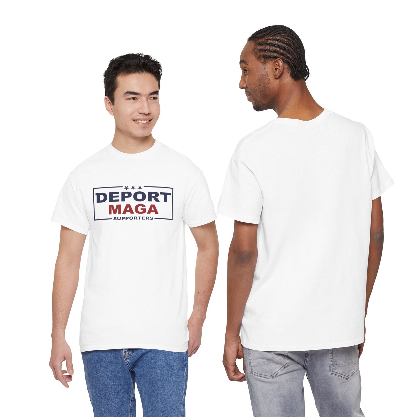Deport MAGA Supporters Tee | Unisex Heavy Cotton — Michael Fanone