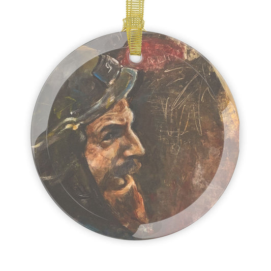 “Fighting Fanone” Collector’s Glass Ornament | Joan Baez x Michael Fanone (3.5”)