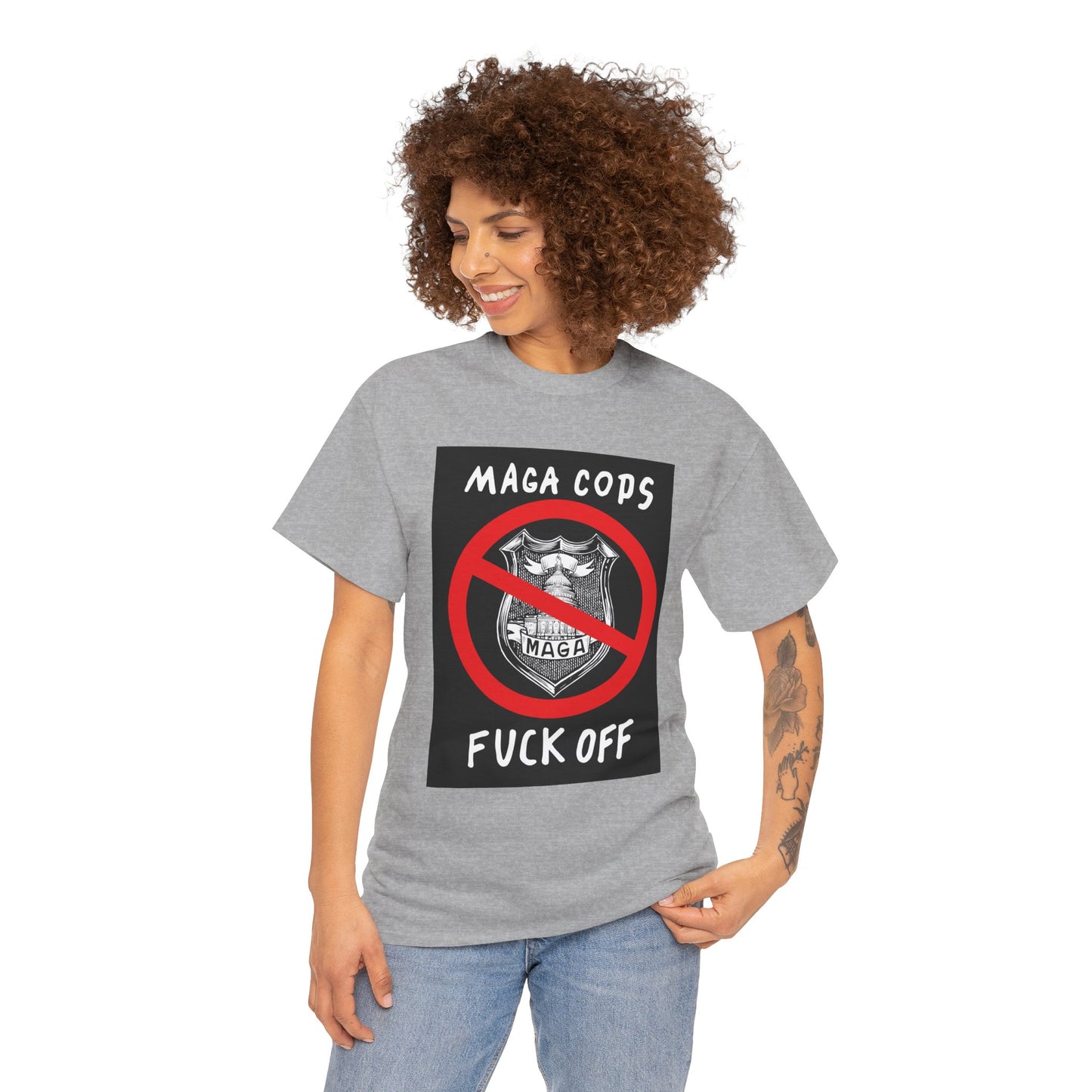 MAGA Cops Protest T-Shirt