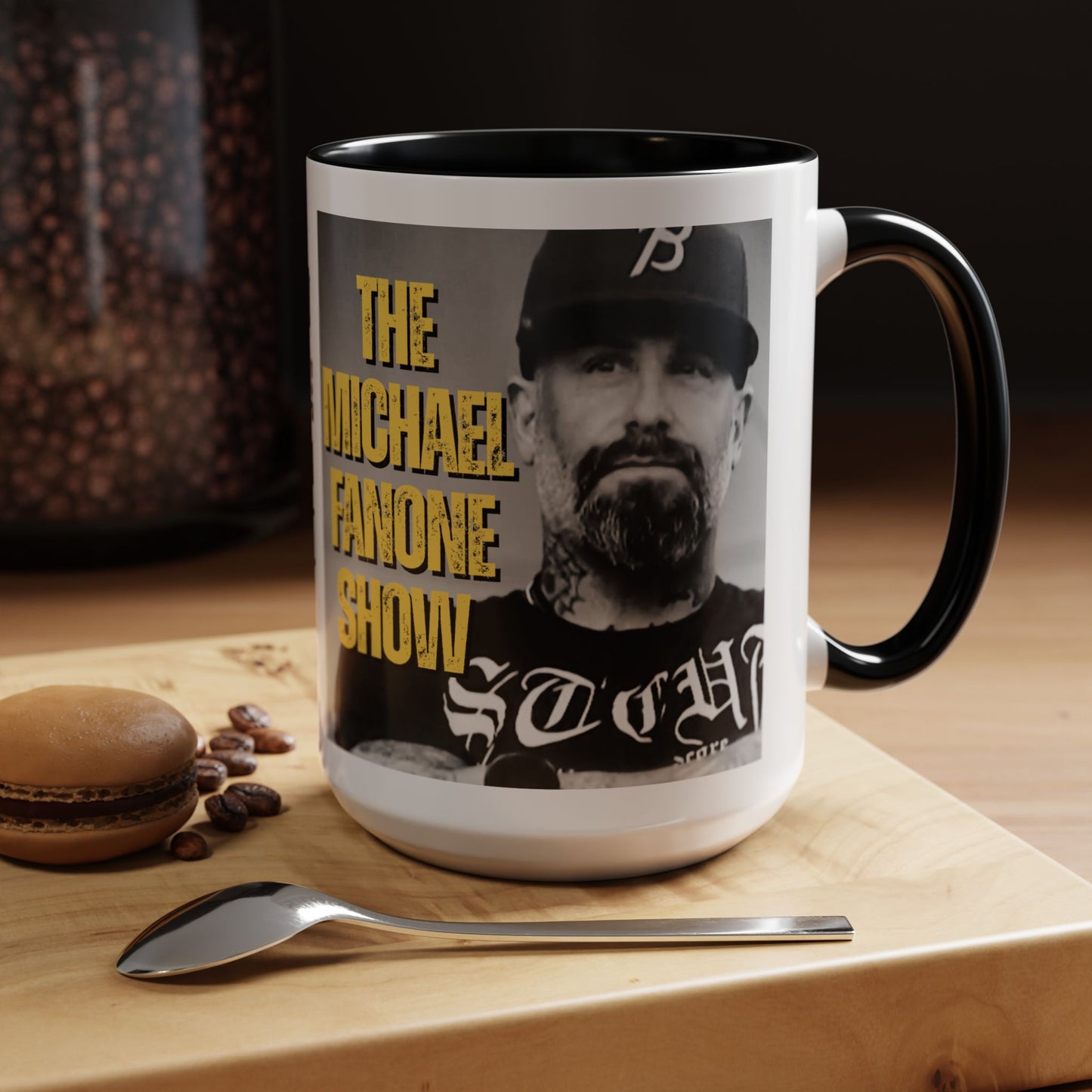 “History Will Take a Sh*t on Mike Pence’s Head” Accent Mug | Michael Fanone One-Liners