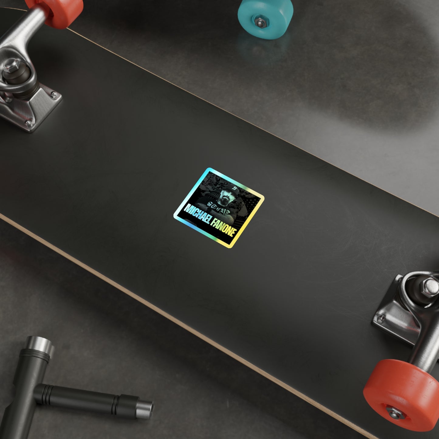 Michael Fanone Holographic Die-Cut Sticker