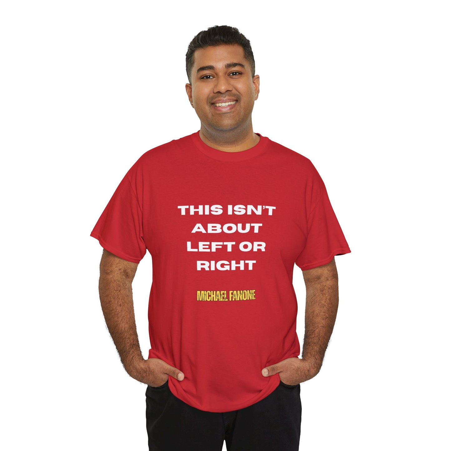 This Isn’t About Left or Right Tee | Michael Fanone One-Liners