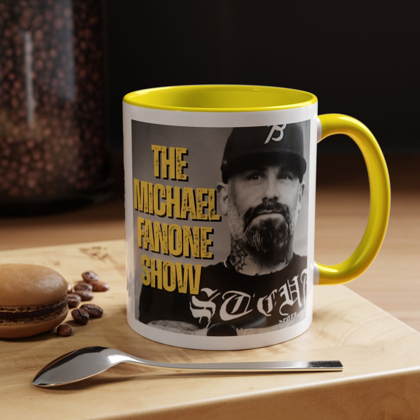 “History Will Take a Sh*t on Mike Pence’s Head” Accent Mug | Michael Fanone One-Liners