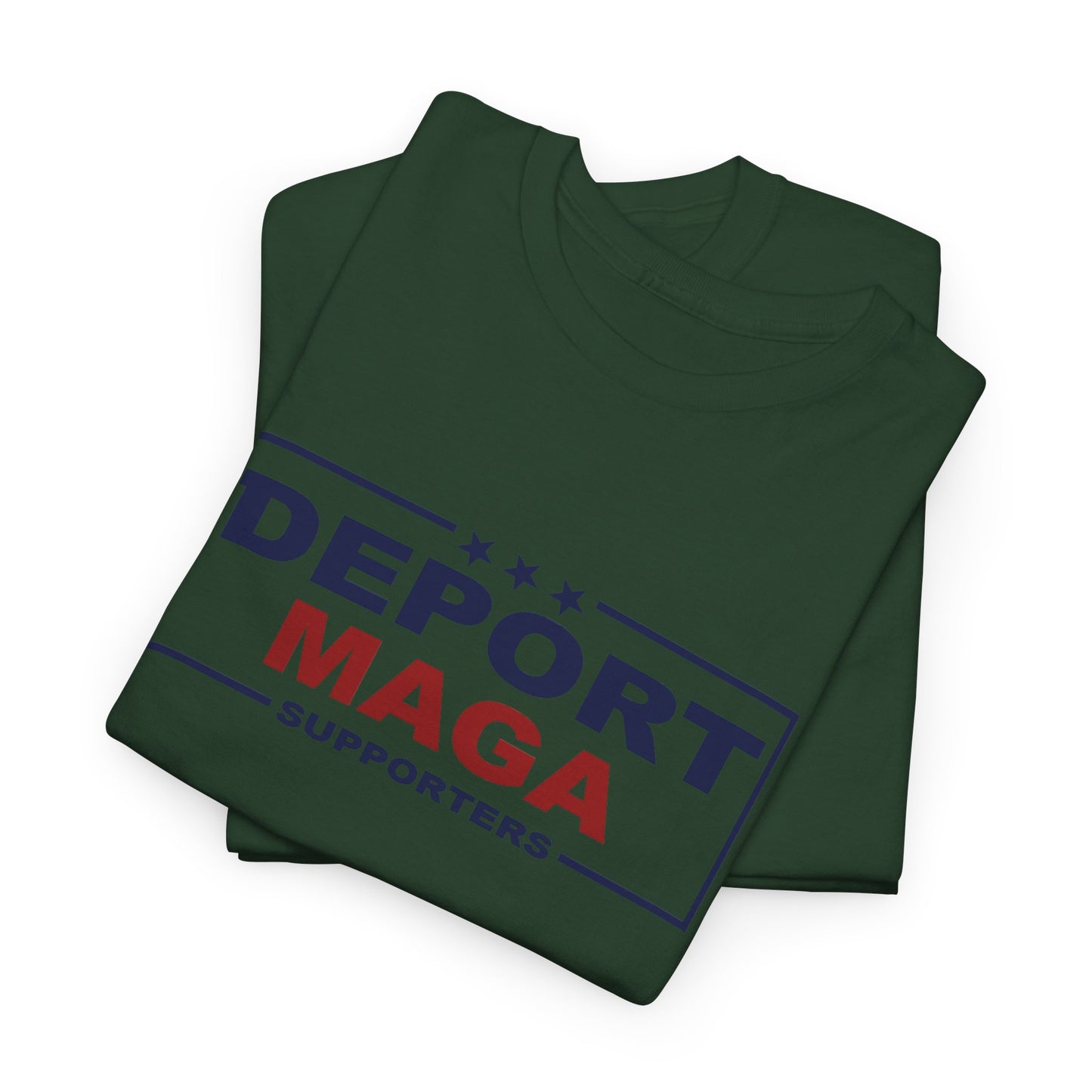 Deport MAGA Supporters Unisex Heavy Cotton Tee