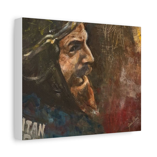 “Fighting Fanone” Canvas Print | Joan Baez x Michael Fanone — Stretched Matte