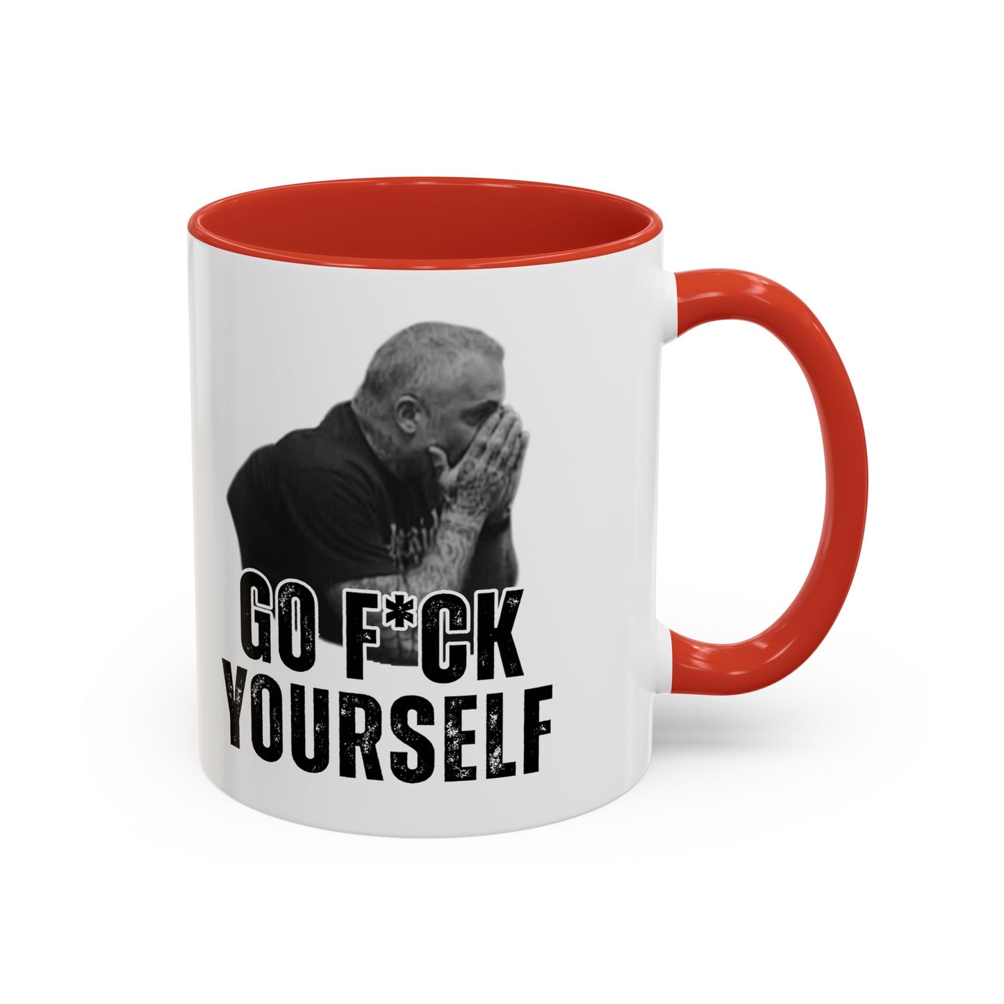 “Go F*ck Yourself” Michael Fanone Accent Coffee Mug (11oz, 15oz)**