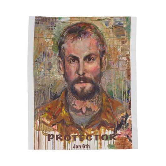 Michael Fanone Protector Portrait Blanket