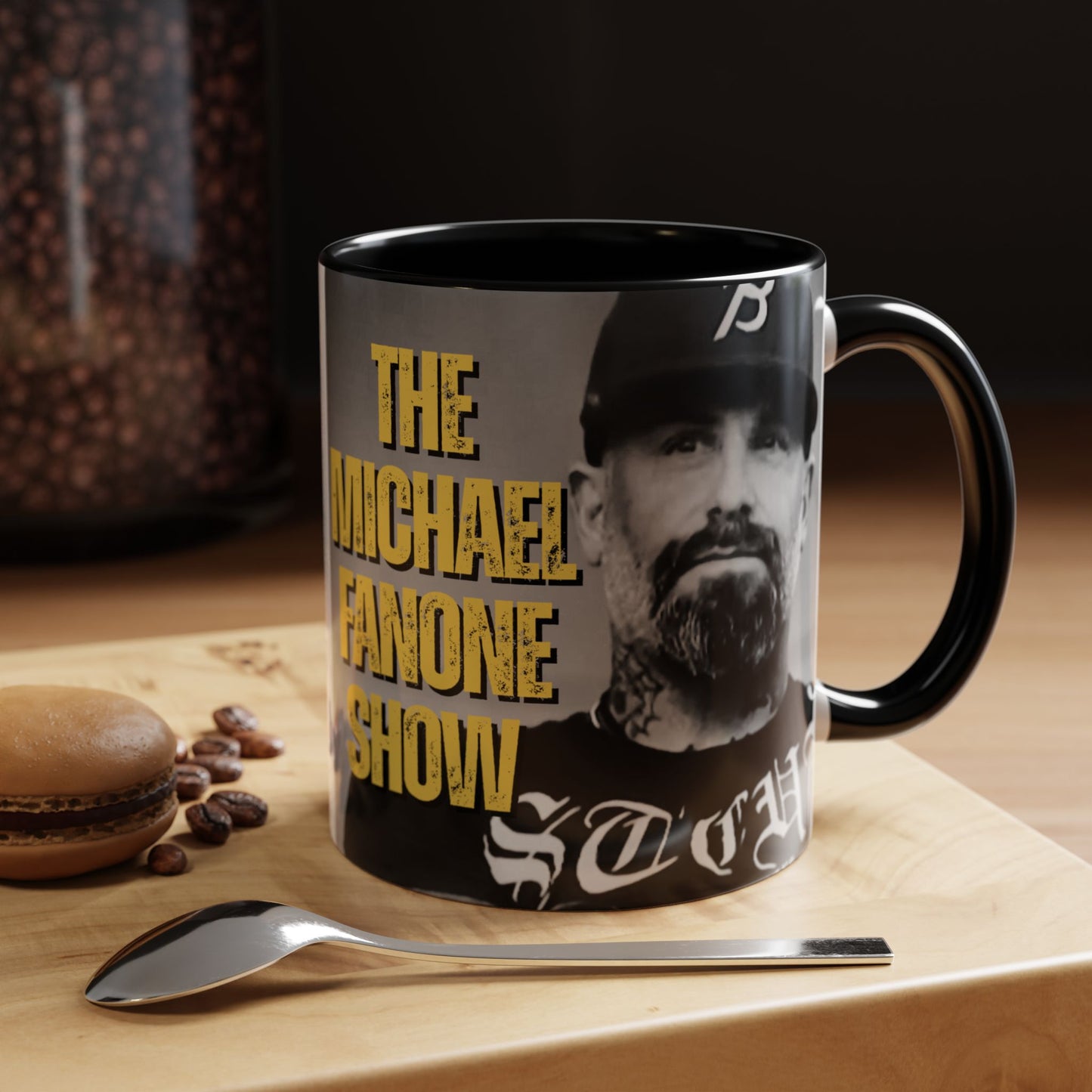 “Thank You—But F**k You For Being There” Accent Mug | Michael Fanone One-Liners (11/15 oz)