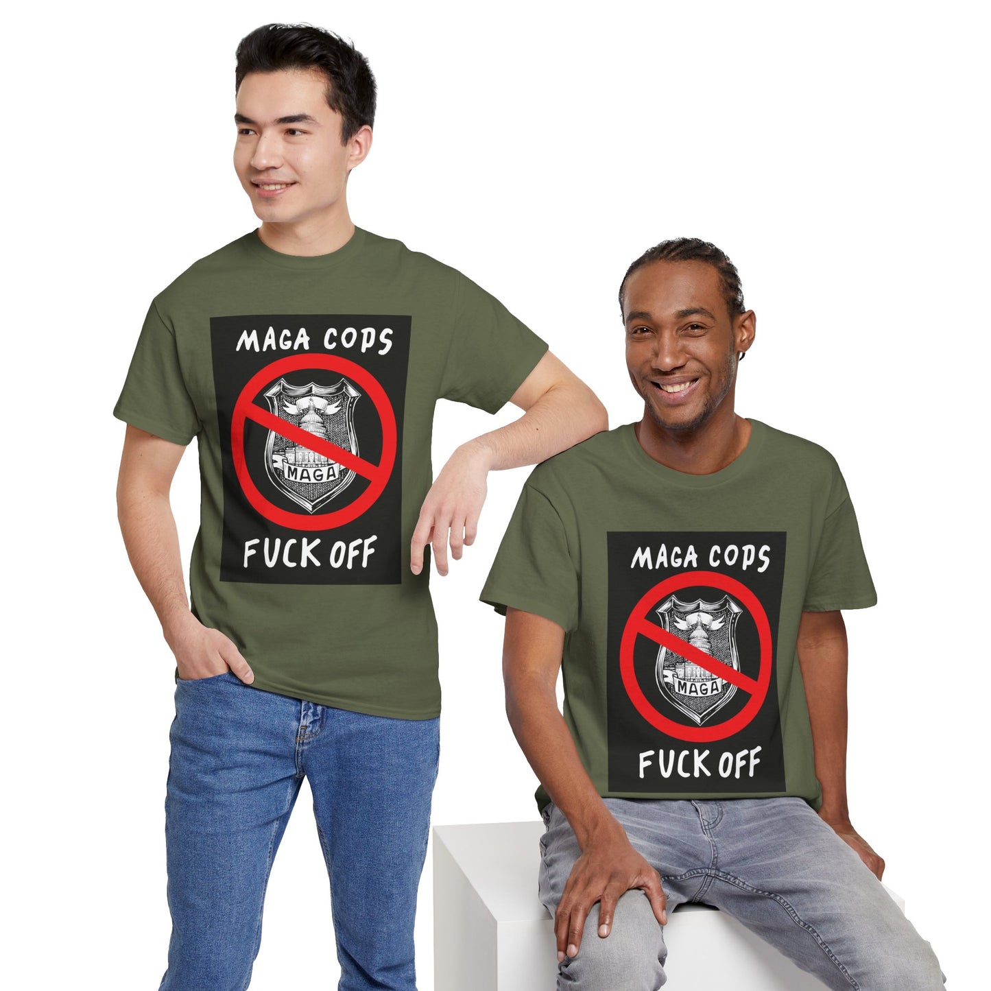 MAGA Cops Protest T-Shirt