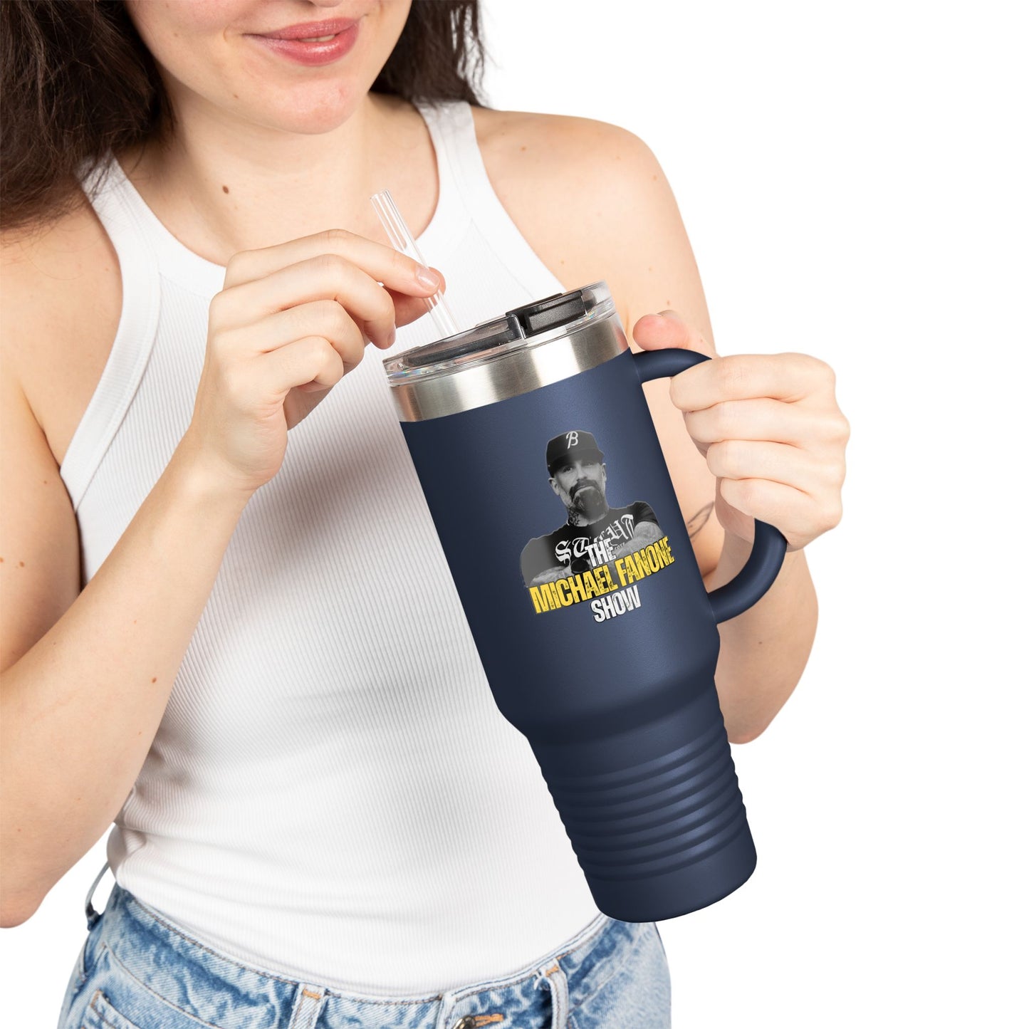Michael Fanone Show Insulated Travel Mug | 40 oz Tumbler