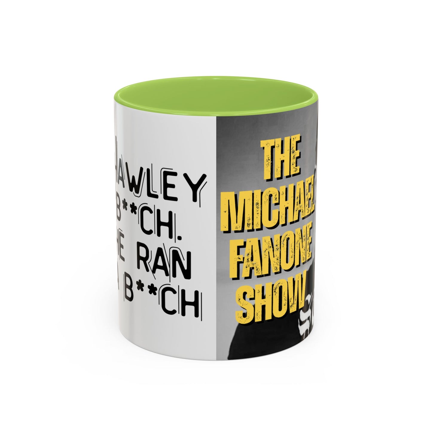 “Josh Hawley Ran Like a B**ch” Two-Tone Mug | Michael Fanone One-Liners