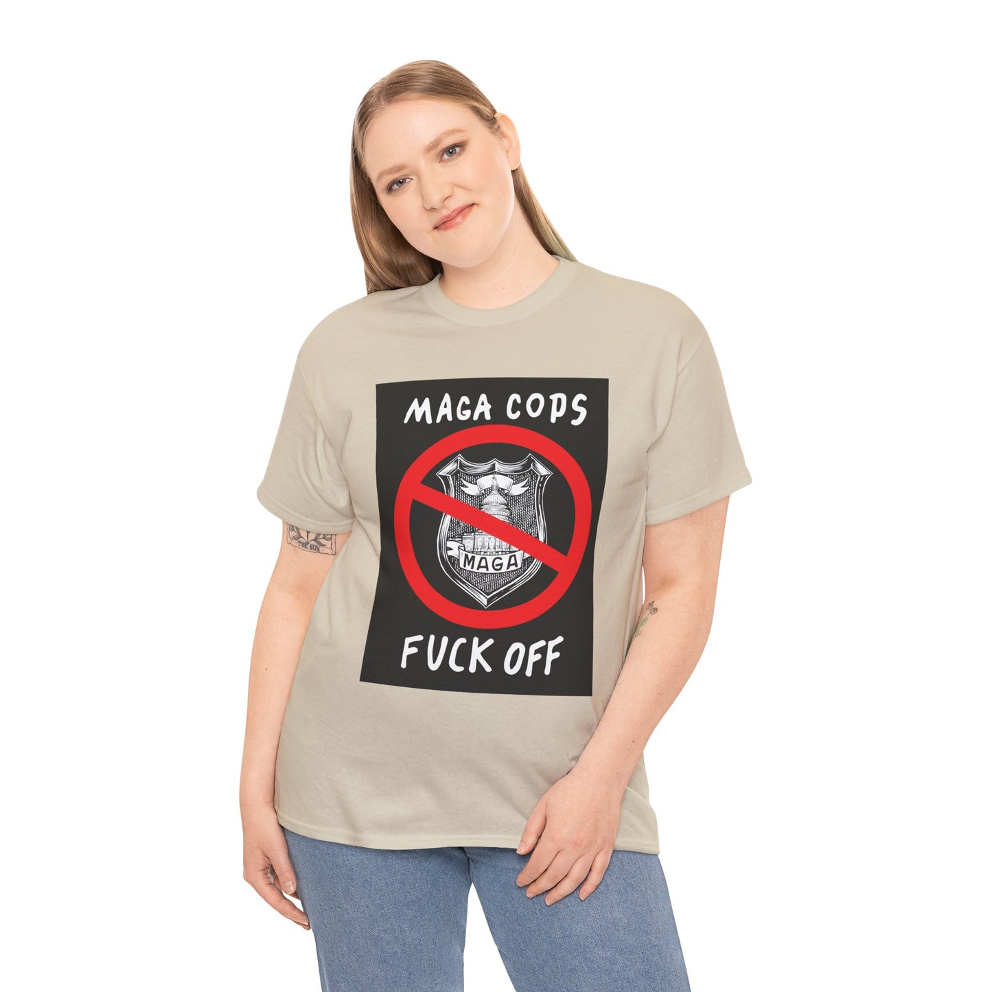 MAGA Cops Protest T-Shirt
