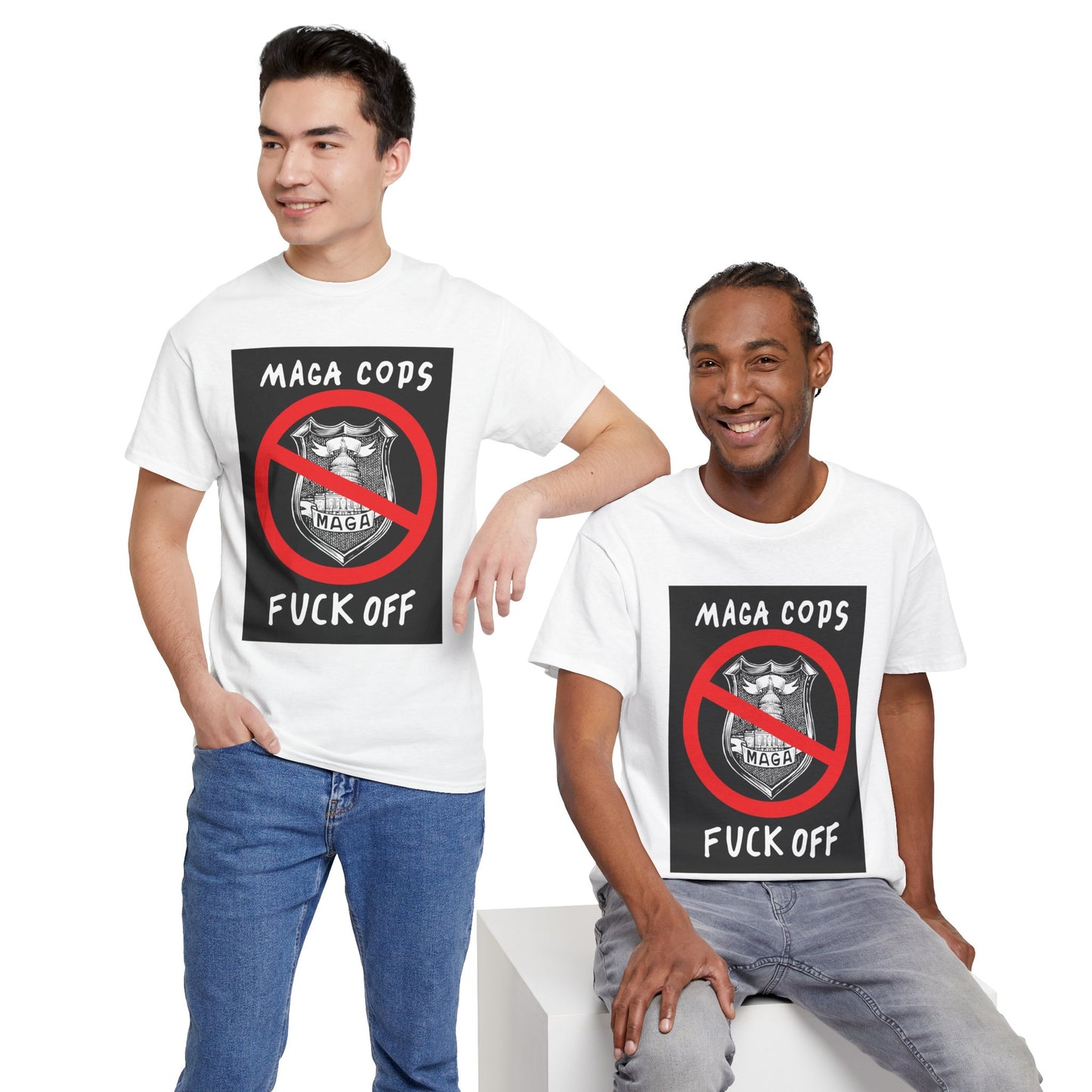 MAGA Cops Protest T-Shirt