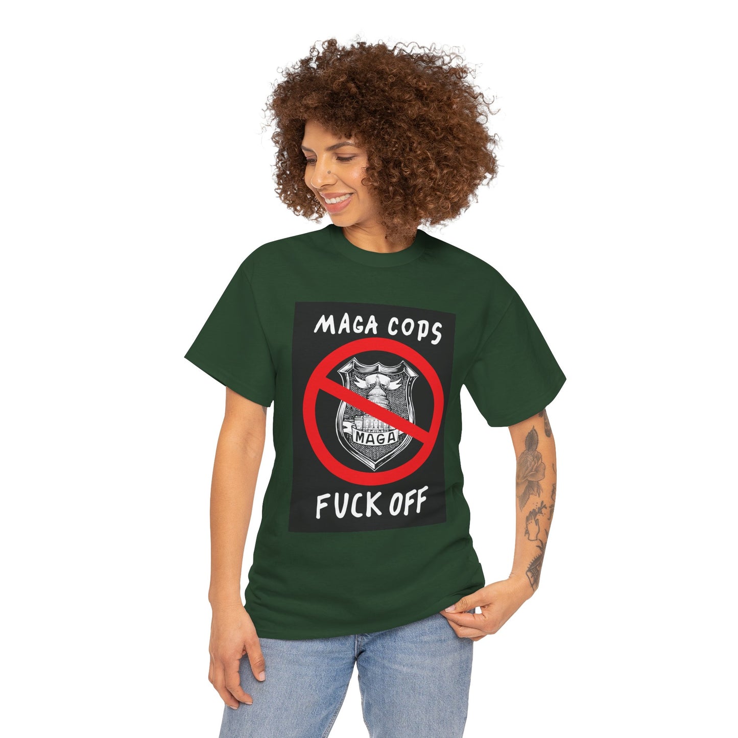 MAGA Cops Protest T-Shirt