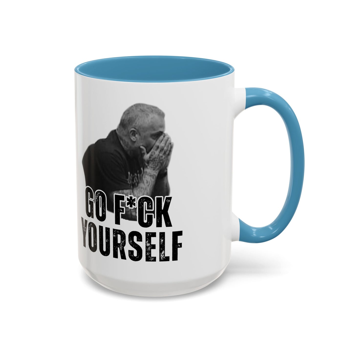 “Go F*ck Yourself” Michael Fanone Accent Coffee Mug (11oz, 15oz)**