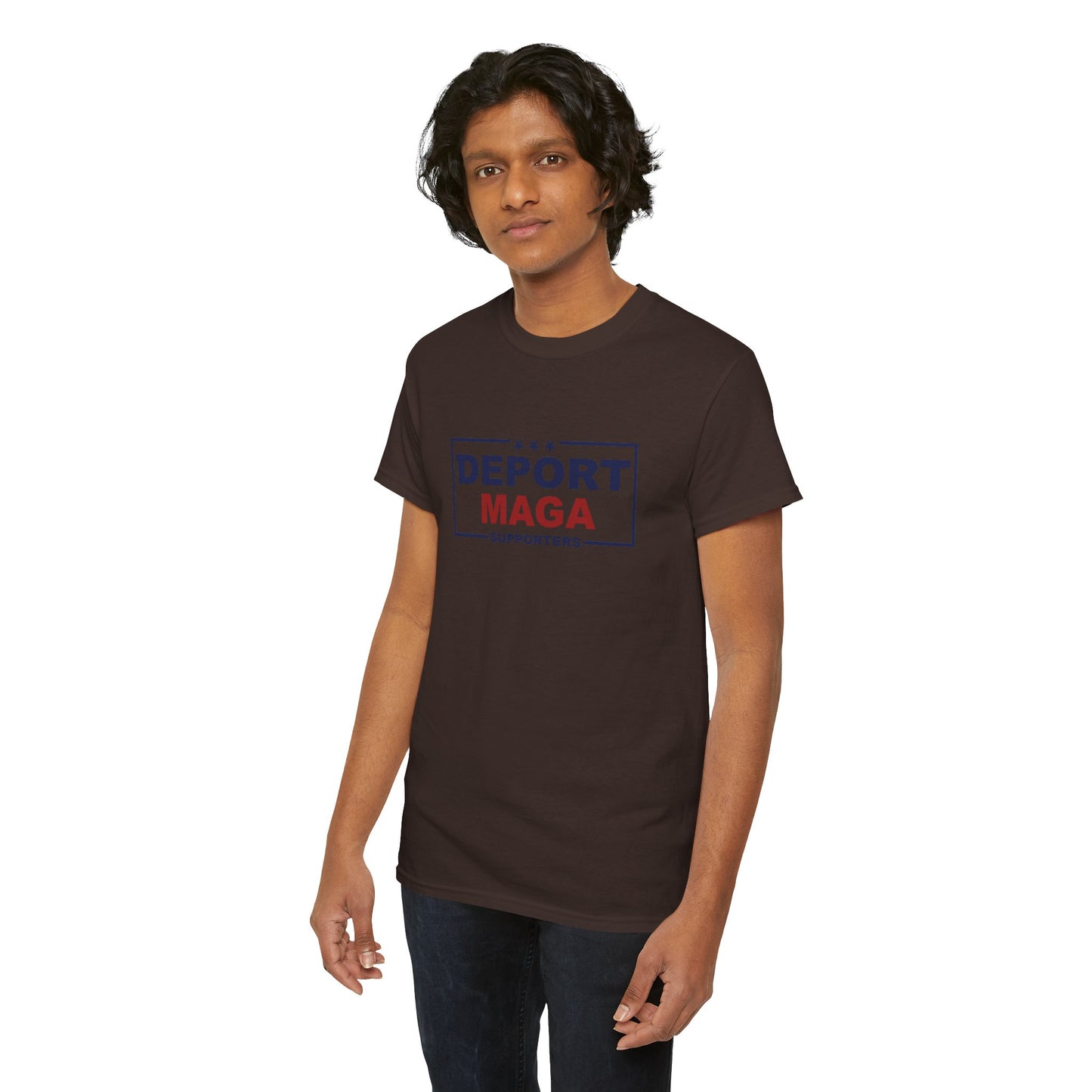 Deport MAGA Supporters Unisex Heavy Cotton Tee