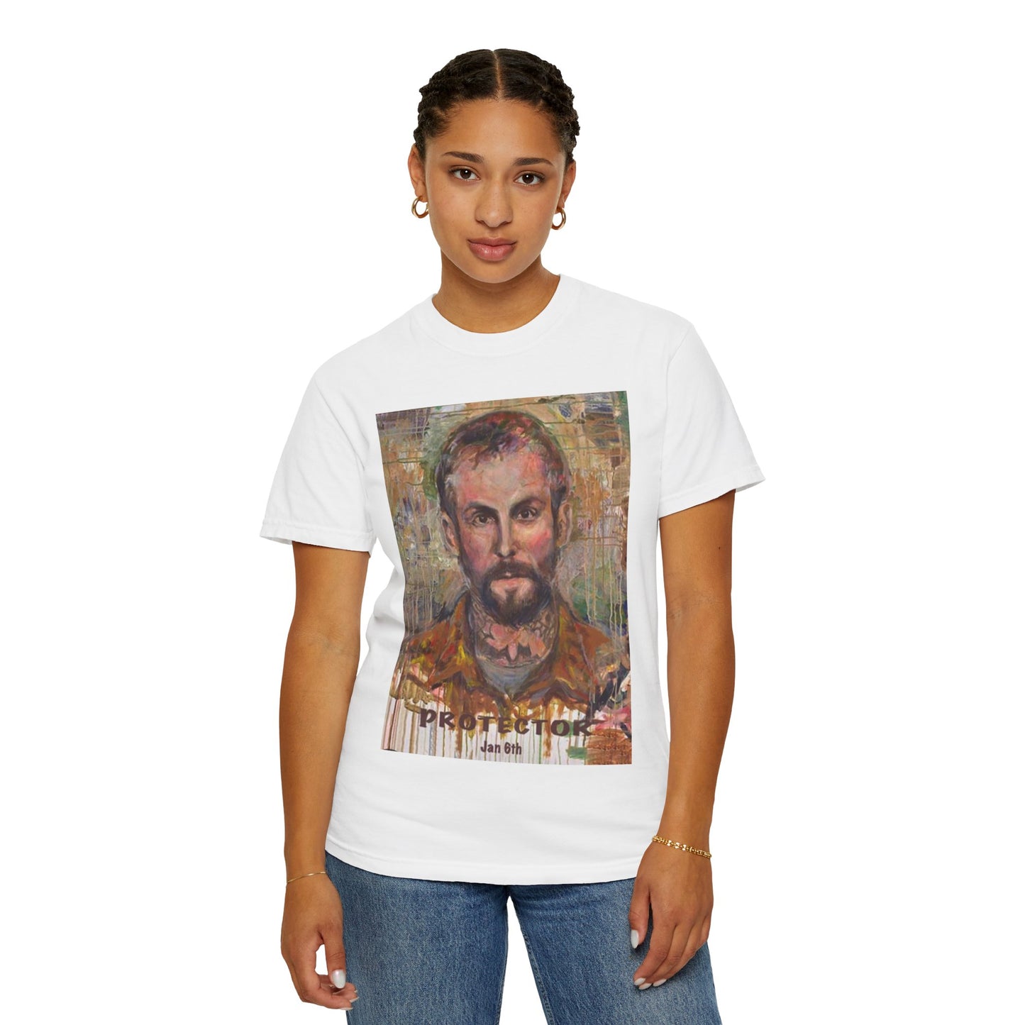 Protector Portrait Tee | Joan Baez Collection x Michael Fanone