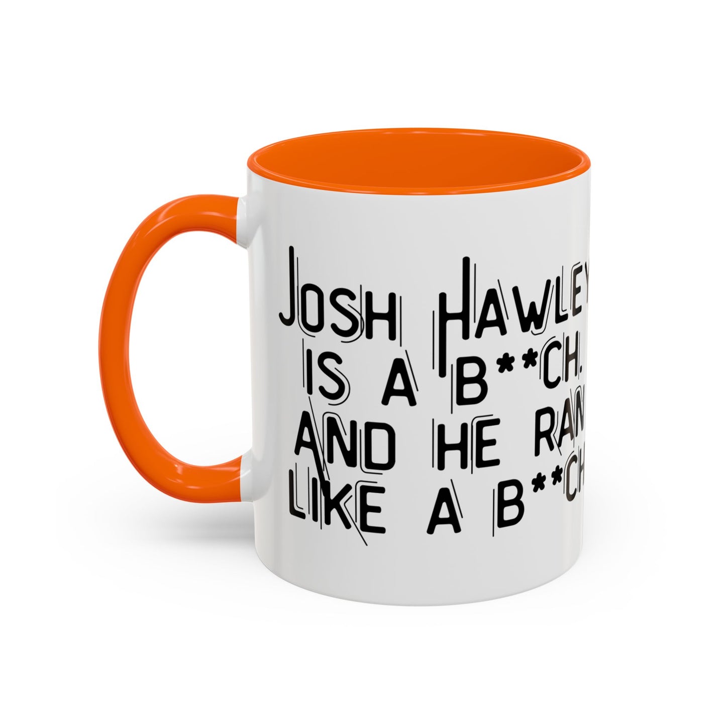 “Josh Hawley Ran Like a B**ch” Two-Tone Mug | Michael Fanone One-Liners