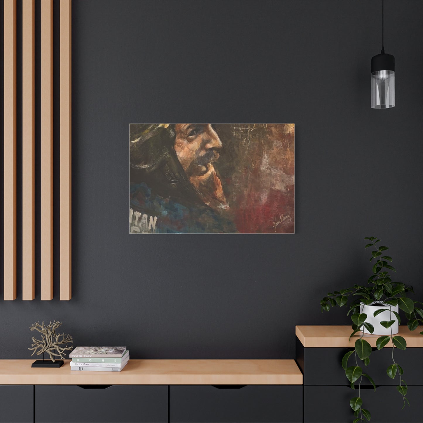 “Fighting Fanone” Canvas Print | Joan Baez x Michael Fanone — Stretched Matte