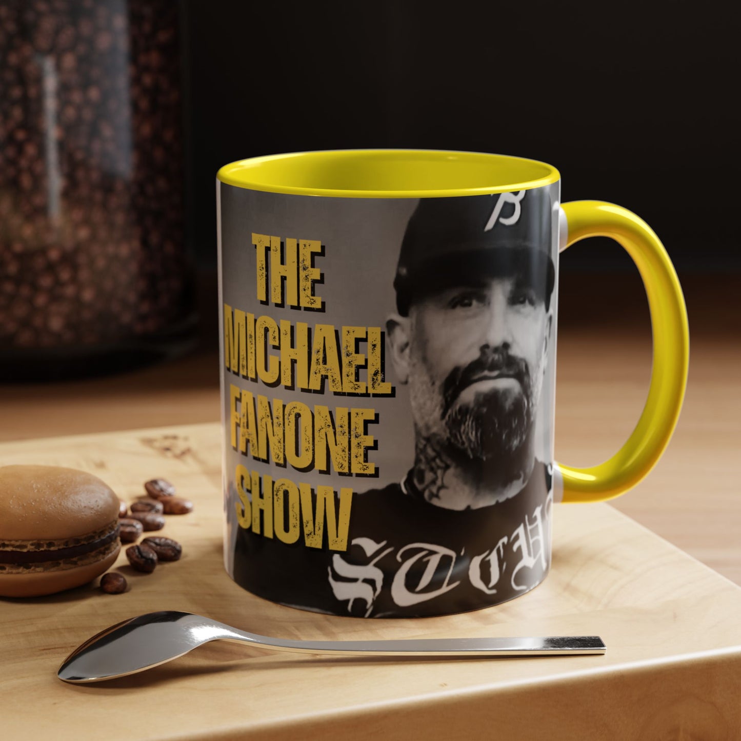 “Thank You—But F**k You For Being There” Accent Mug | Michael Fanone One-Liners (11/15 oz)