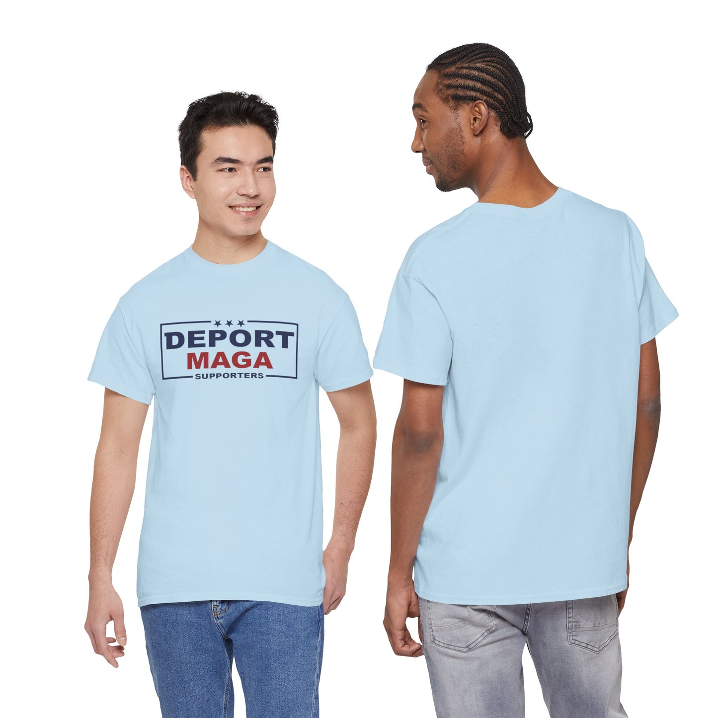 Deport MAGA Supporters Tee | Unisex Heavy Cotton — Michael Fanone