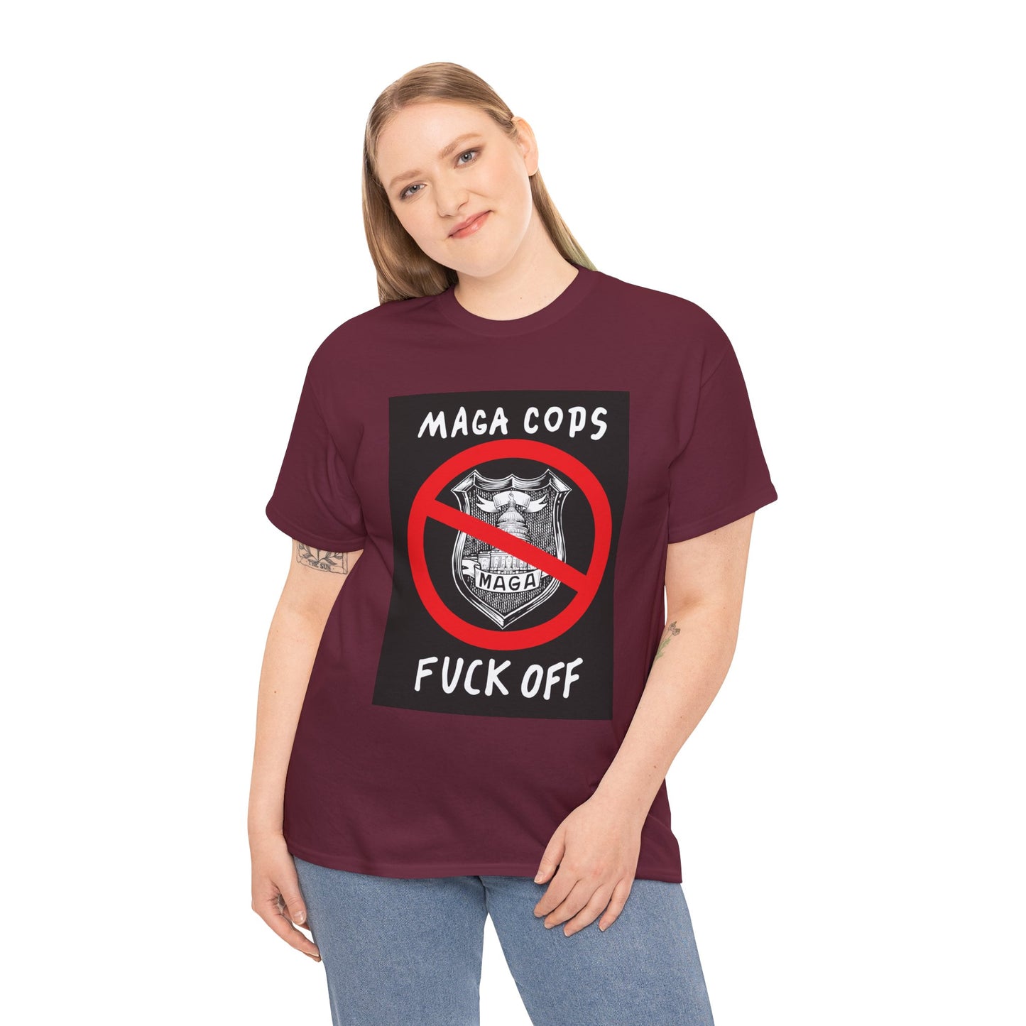 MAGA Cops Protest T-Shirt