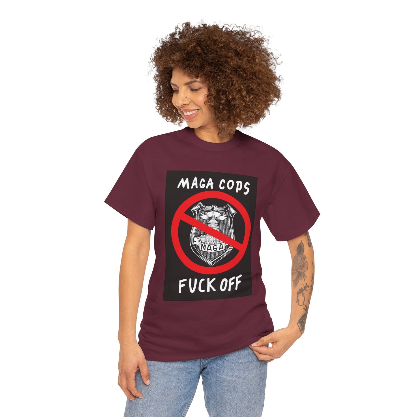 MAGA Cops Protest T-Shirt