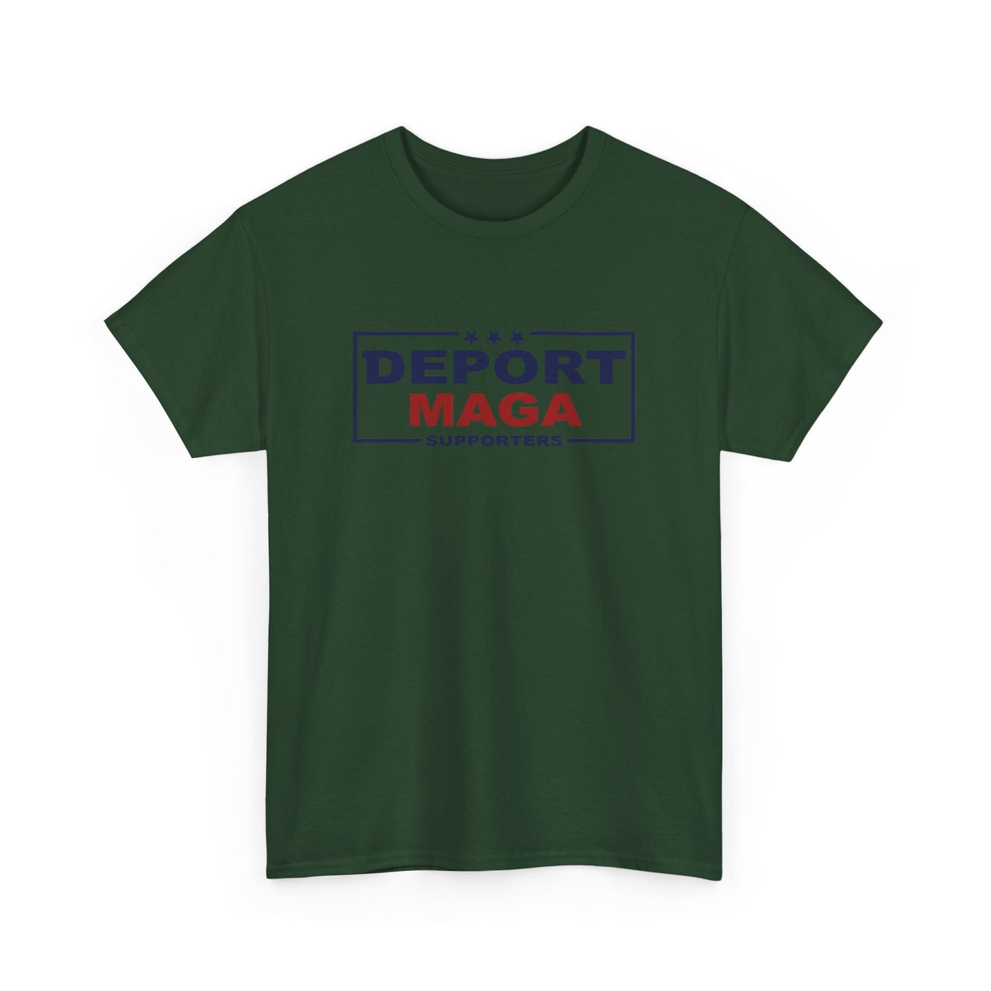 Deport MAGA Supporters Unisex Heavy Cotton Tee