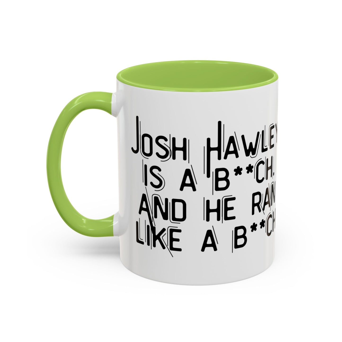 “Josh Hawley Ran Like a B**ch” Two-Tone Mug | Michael Fanone One-Liners