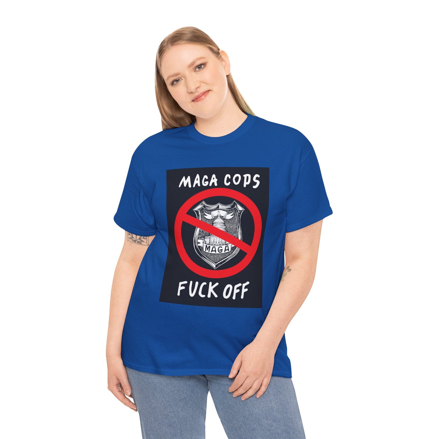 MAGA Cops Protest T-Shirt