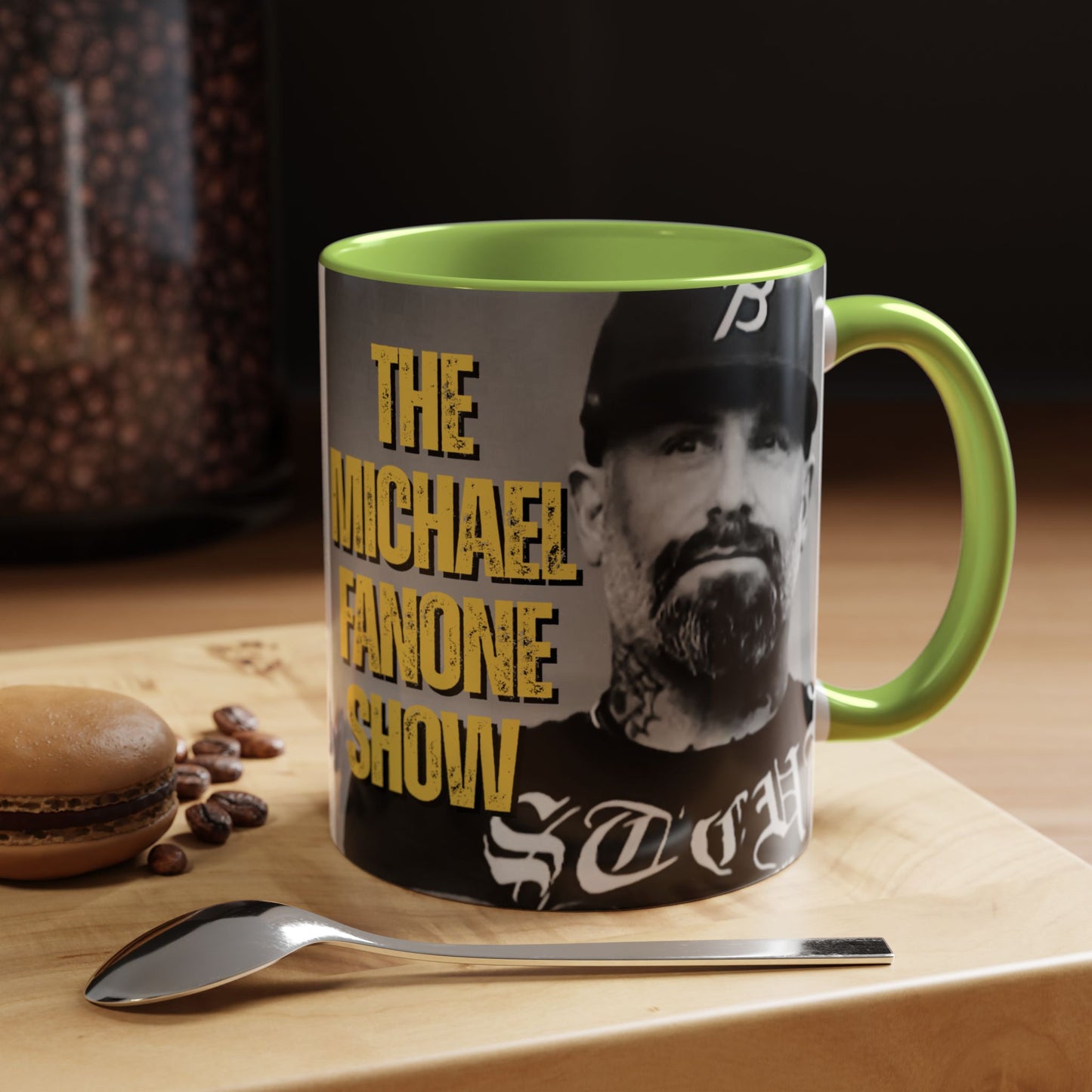 “Thank You—But F**k You For Being There” Accent Mug | Michael Fanone One-Liners (11/15 oz)