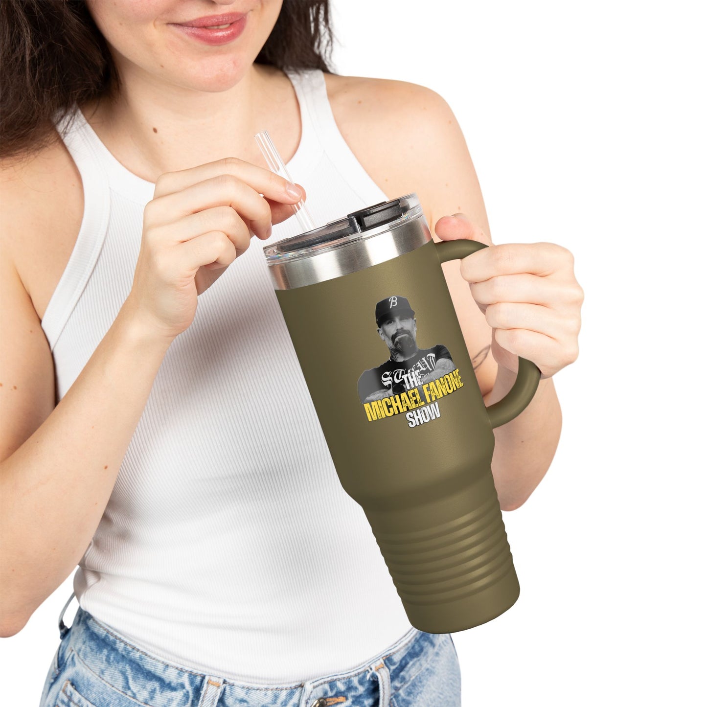 Michael Fanone Show Insulated Travel Mug | 40 oz Tumbler