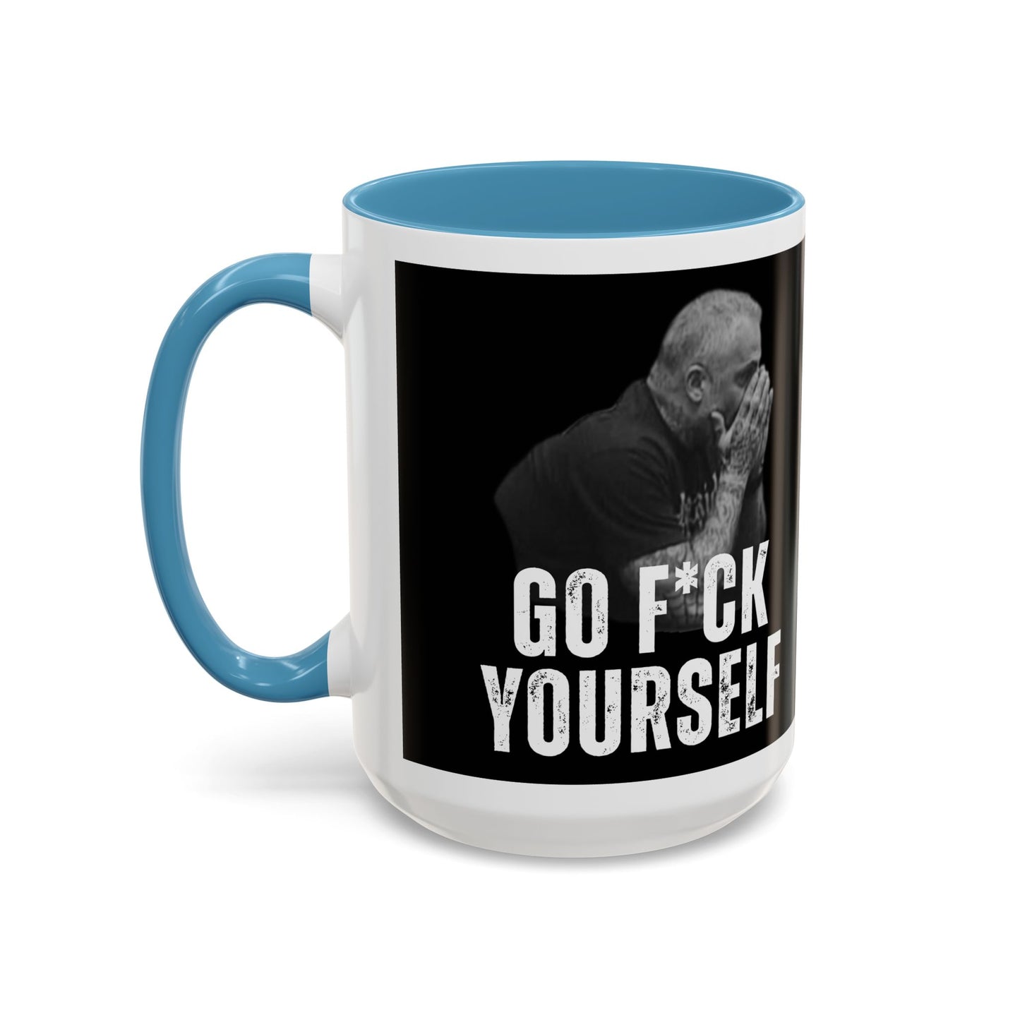 “Go F*ck Yourself” Michael Fanone Accent Coffee Mug (11oz, 15oz)**