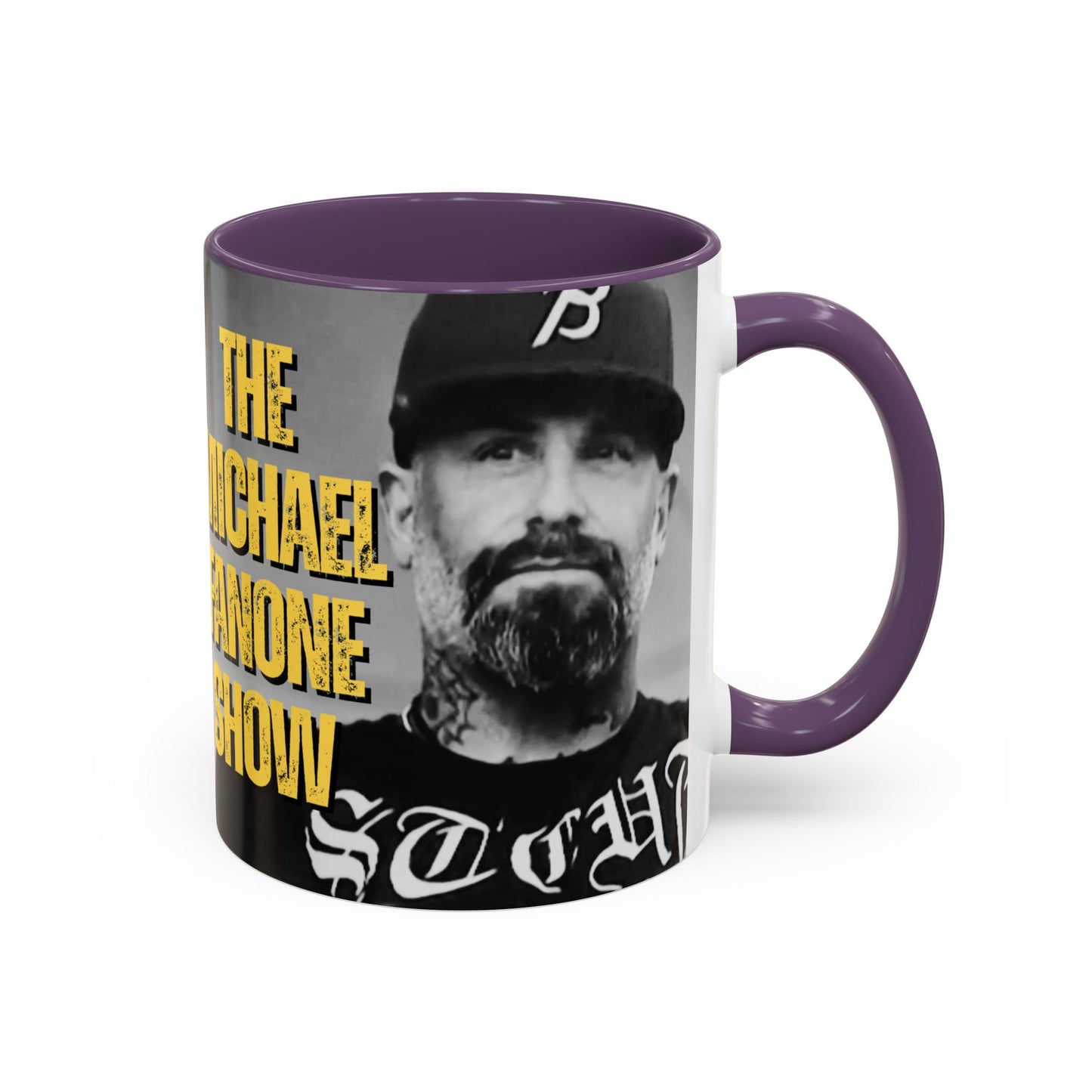 “Josh Hawley Ran Like a B**ch” Two-Tone Mug | Michael Fanone One-Liners
