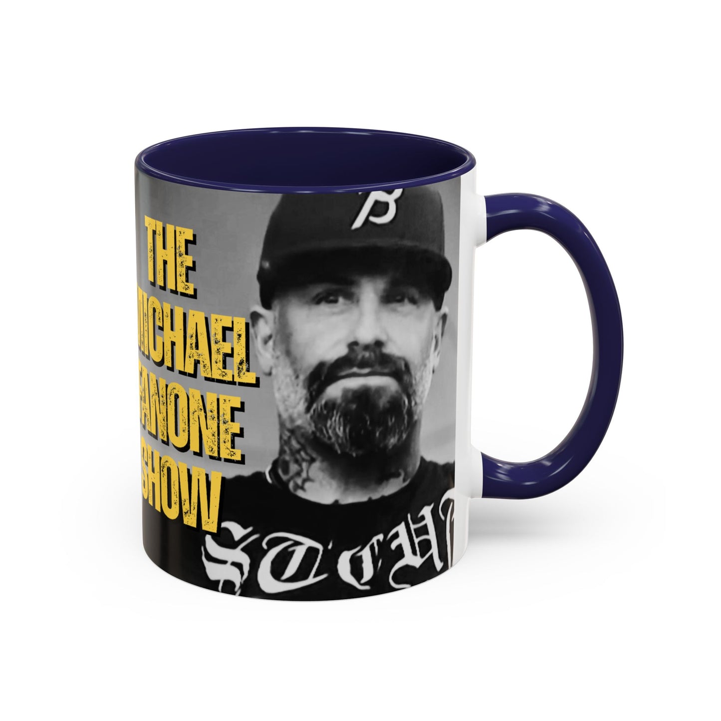 “Josh Hawley Ran Like a B**ch” Two-Tone Mug | Michael Fanone One-Liners