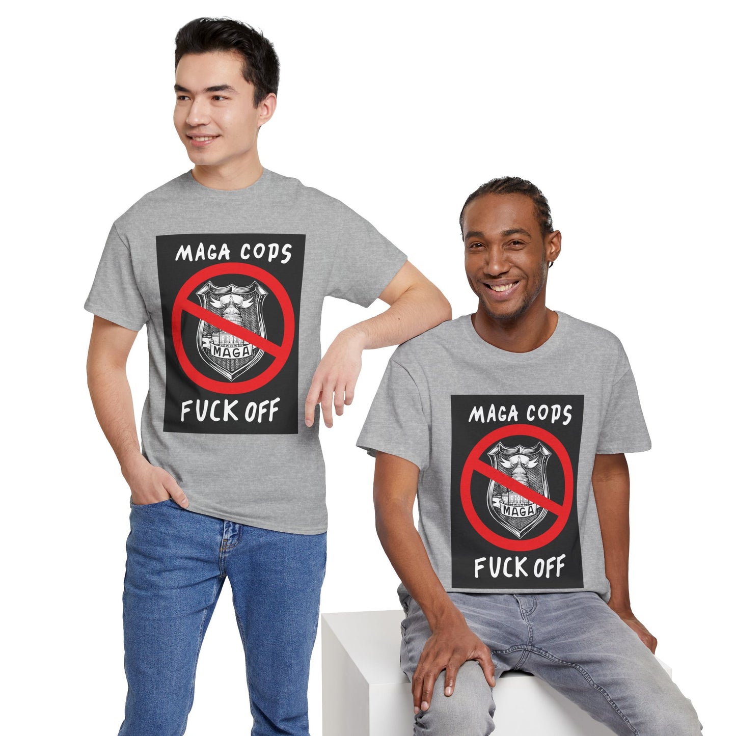 MAGA Cops Protest T-Shirt