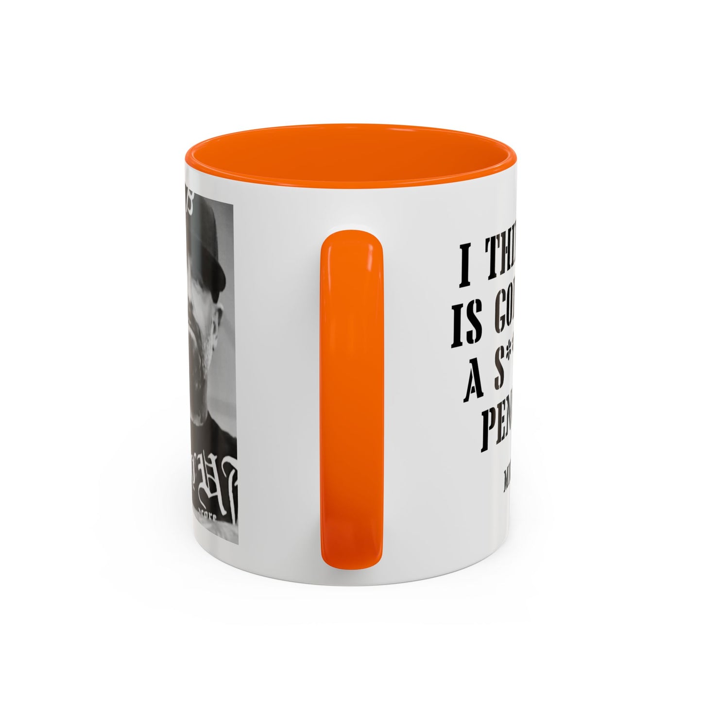 “History Will Take a Sh*t on Mike Pence’s Head” Accent Mug | Michael Fanone One-Liners