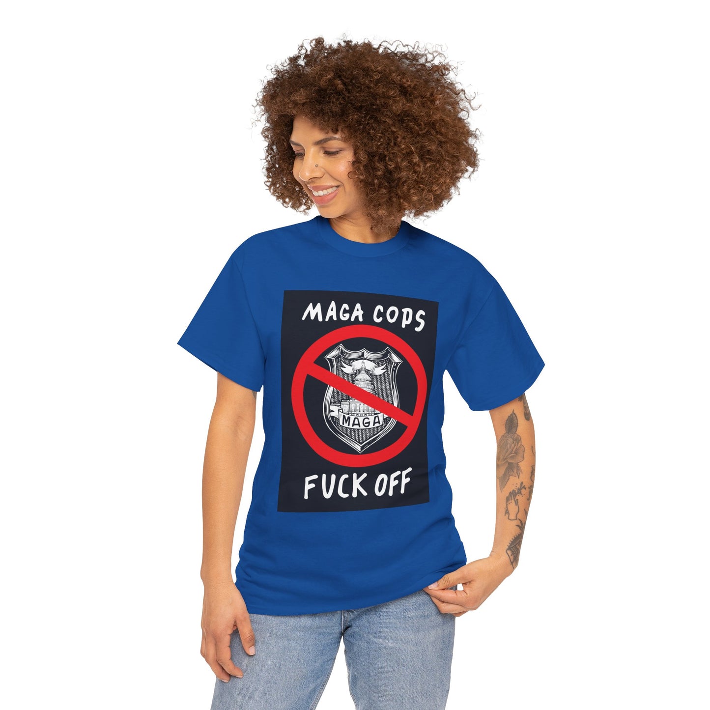 MAGA Cops Protest T-Shirt