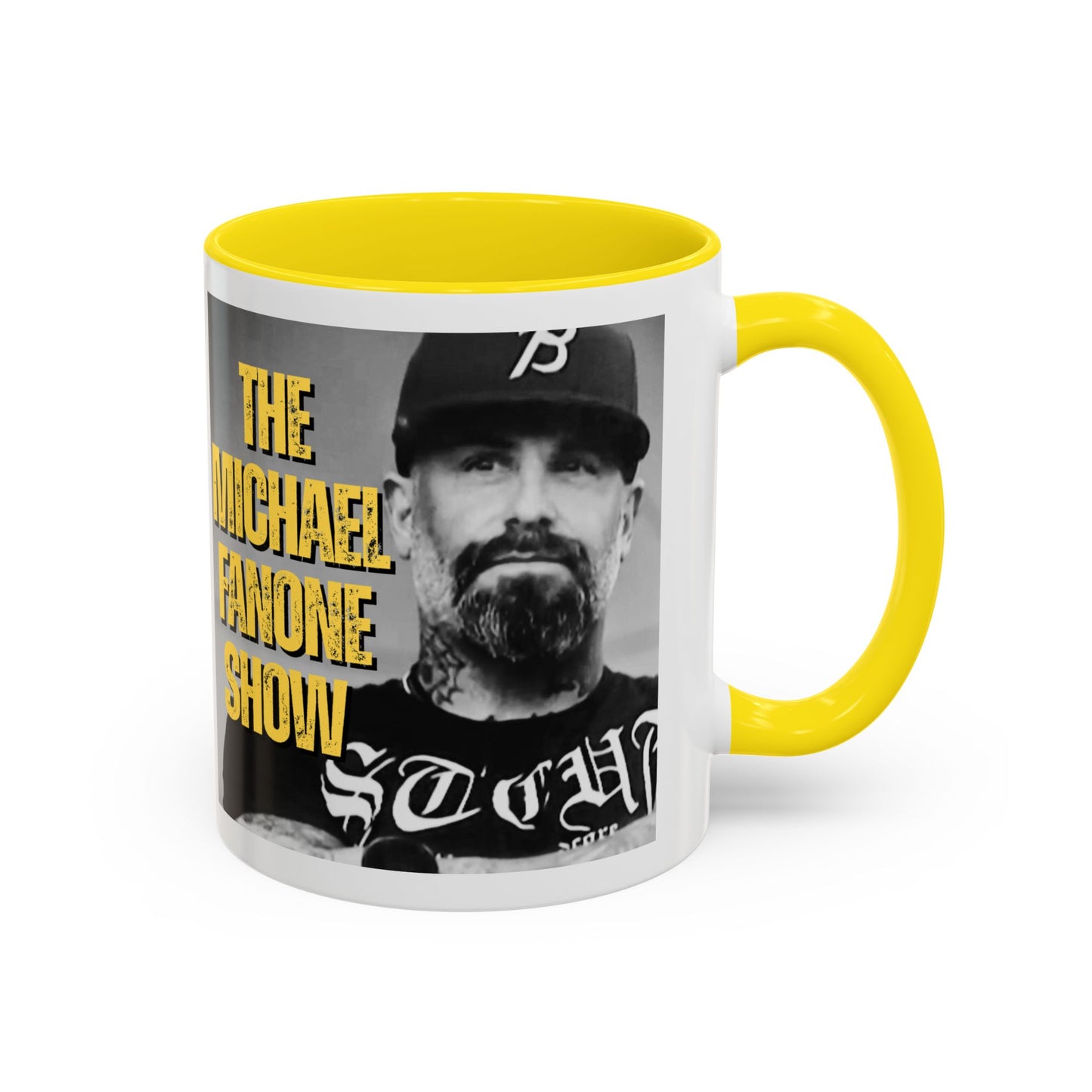 “History Will Take a Sh*t on Mike Pence’s Head” Accent Mug | Michael Fanone One-Liners