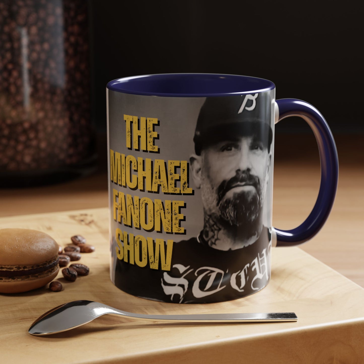 “Thank You—But F**k You For Being There” Accent Mug | Michael Fanone One-Liners (11/15 oz)