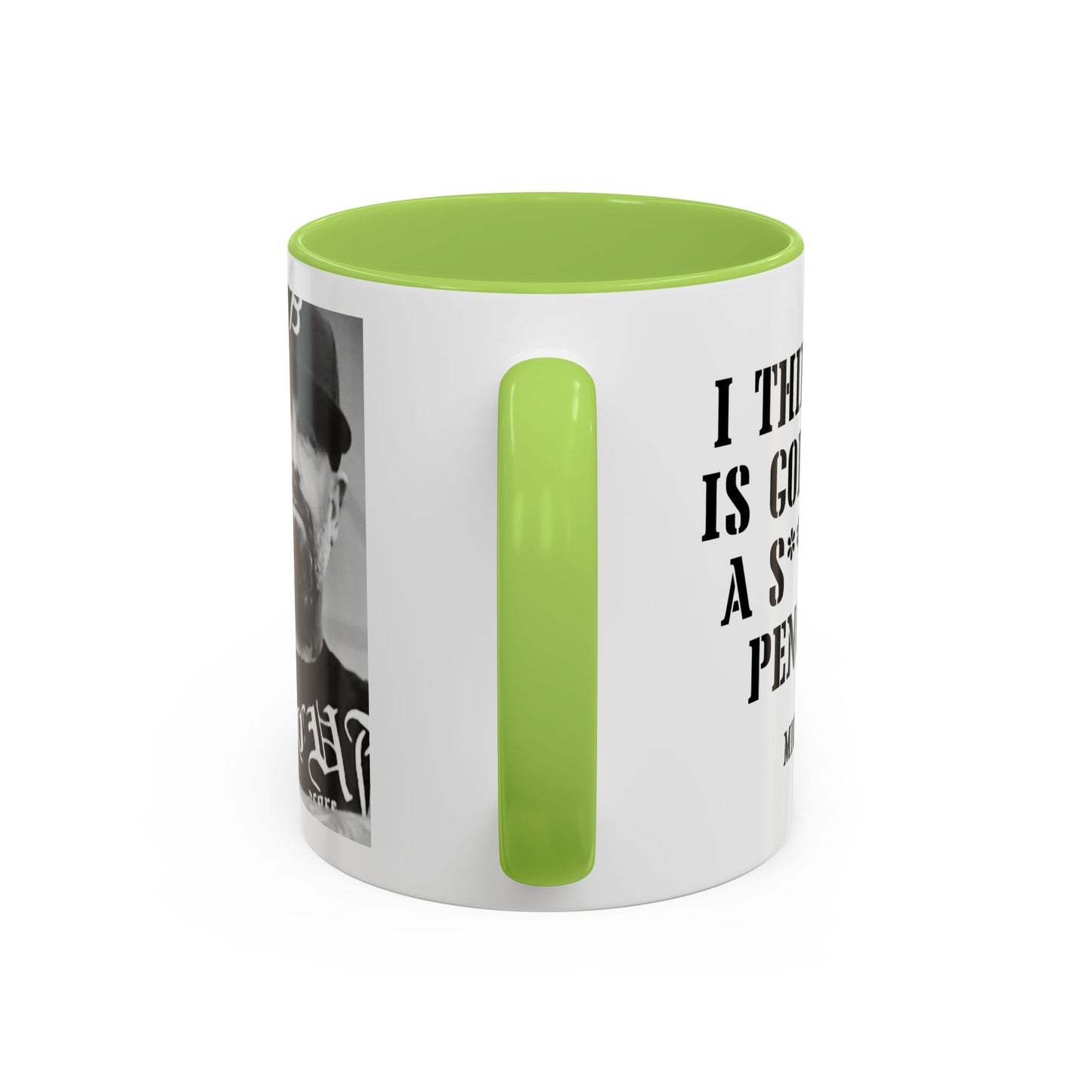 “History Will Take a Sh*t on Mike Pence’s Head” Accent Mug | Michael Fanone One-Liners