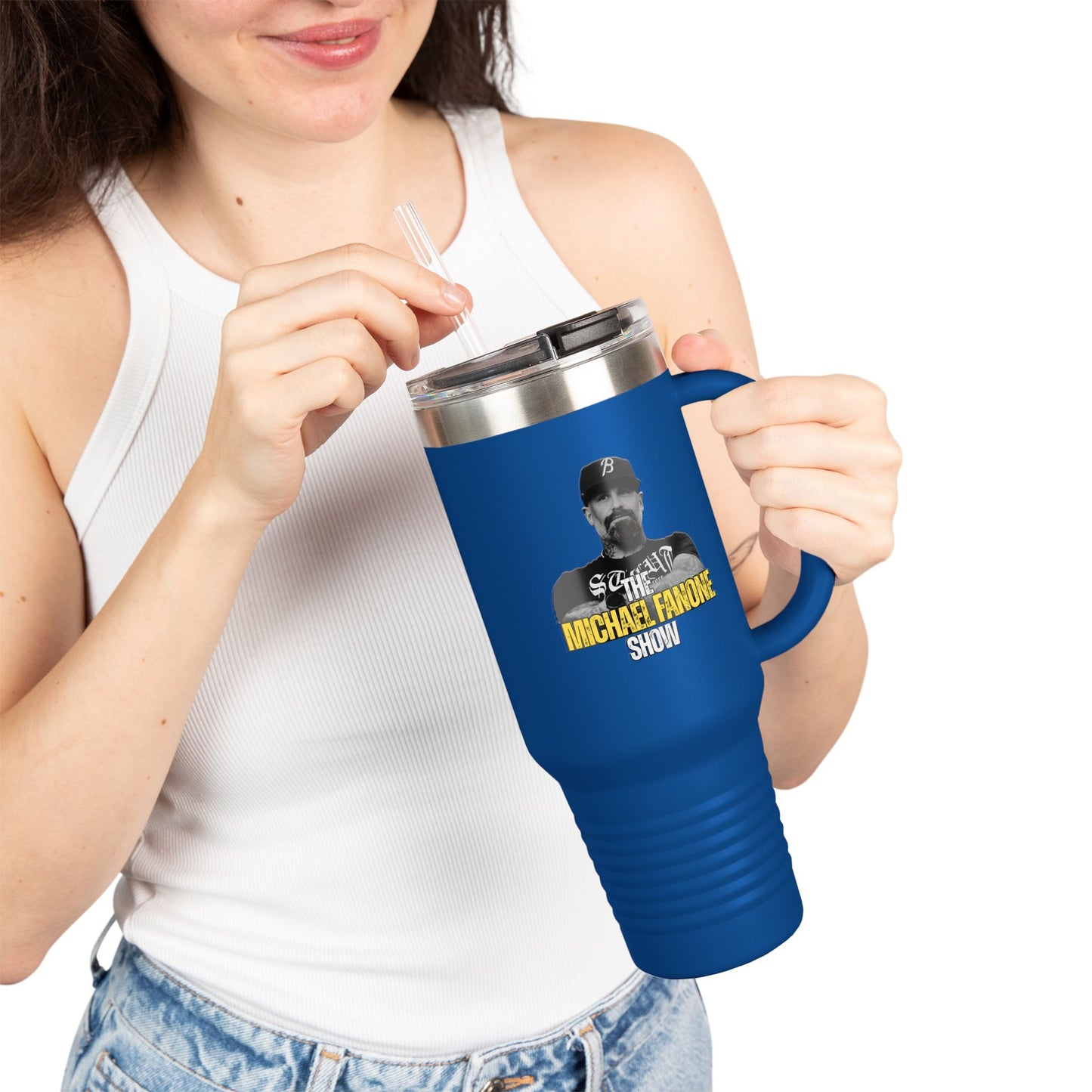 Michael Fanone Show Insulated Travel Mug | 40 oz Tumbler