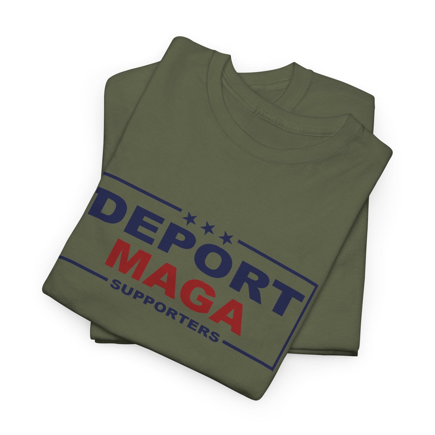 Deport MAGA Supporters Unisex Heavy Cotton Tee