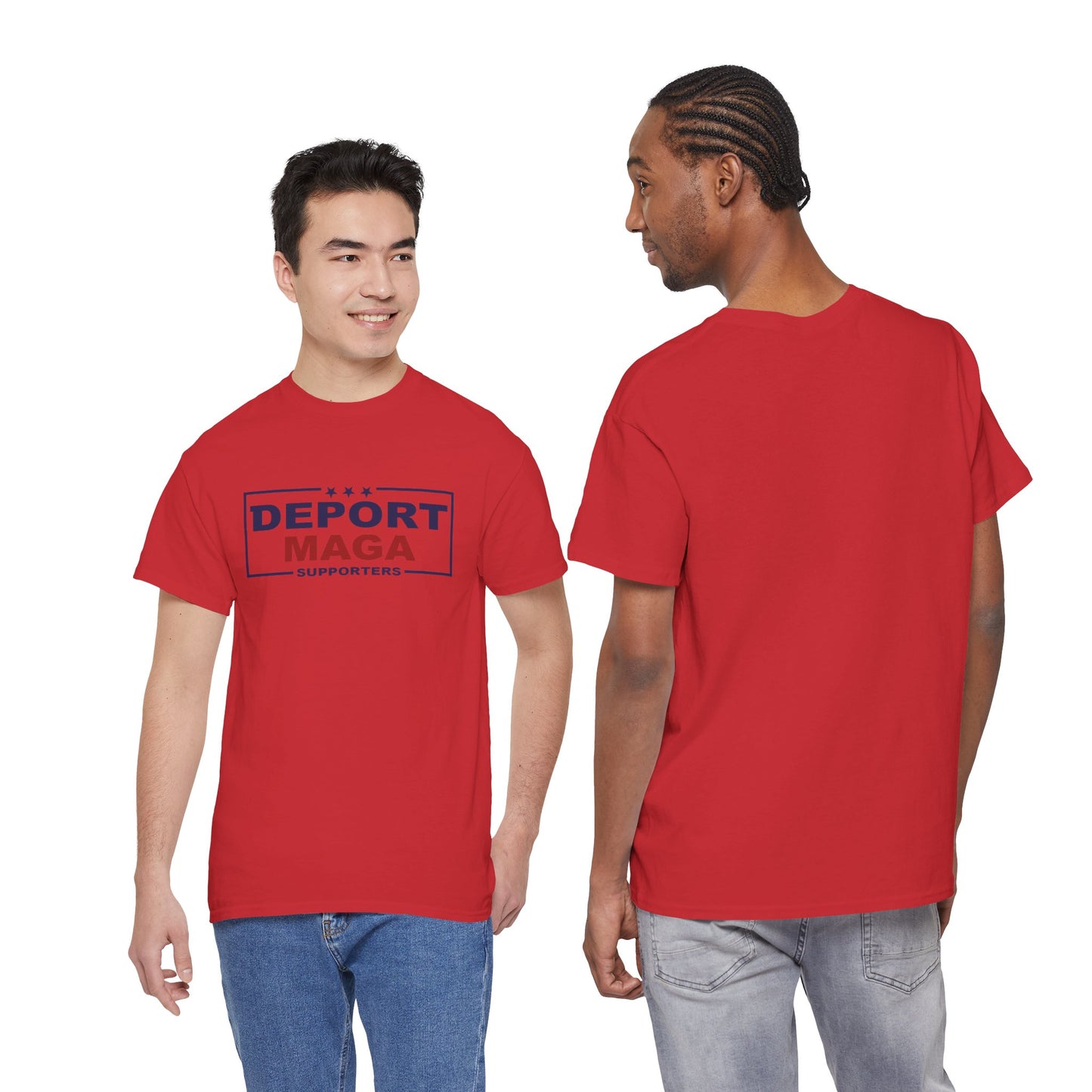 Deport MAGA Supporters Tee | Unisex Heavy Cotton — Michael Fanone