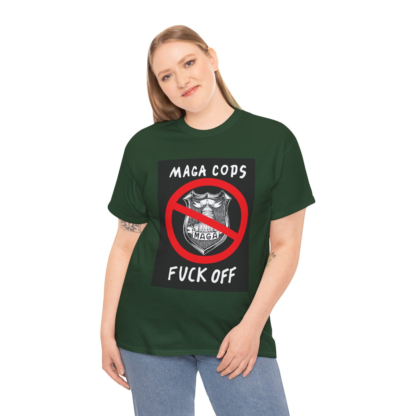 MAGA Cops Protest T-Shirt