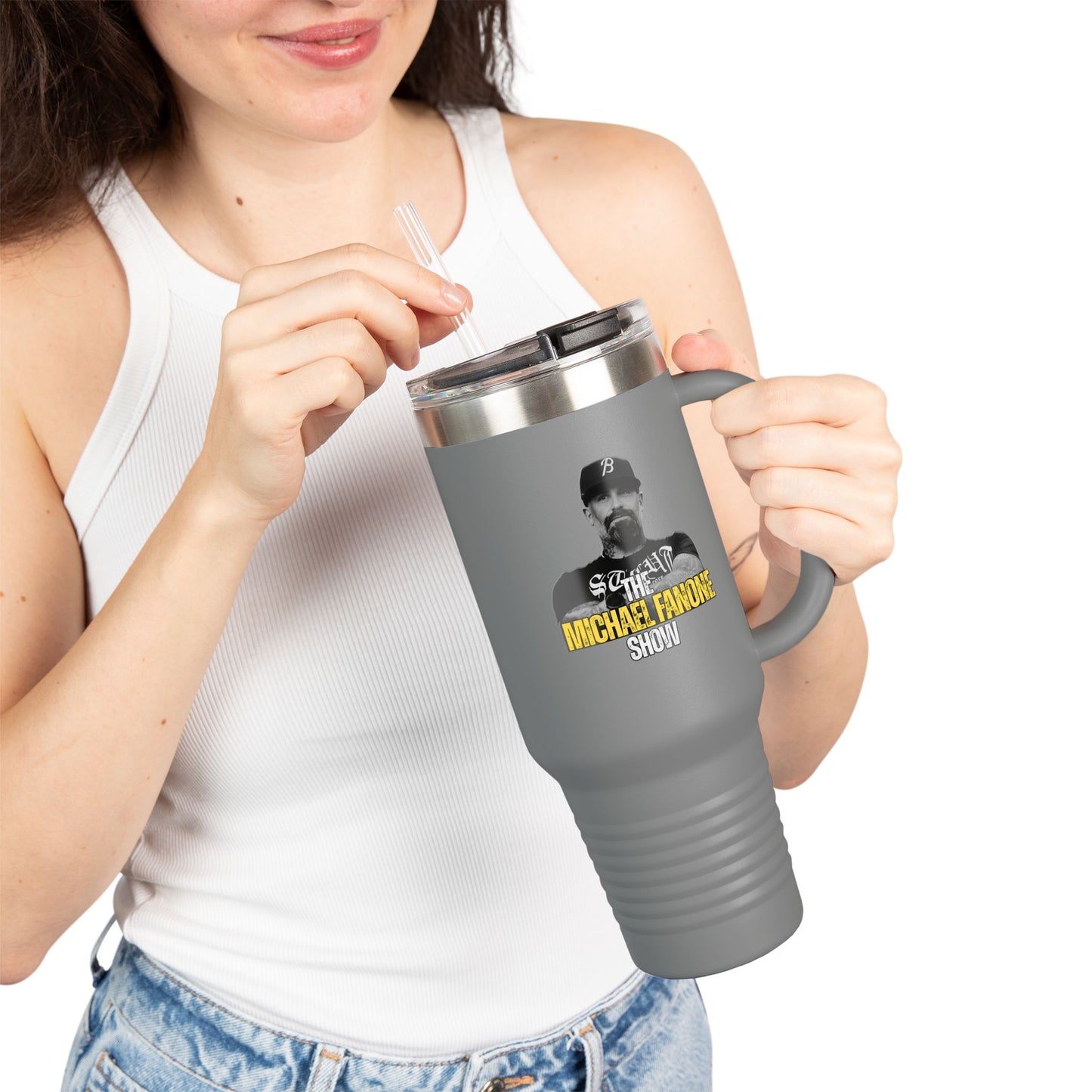 Michael Fanone Show Insulated Travel Mug | 40 oz Tumbler