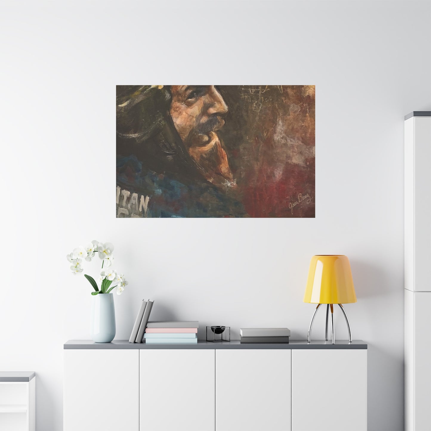 “Fighting Fanone” Canvas Print | Joan Baez x Michael Fanone — Stretched Matte